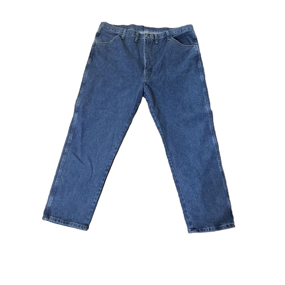 Rustler Regular Fit‎ Straight Leg Jeans Men's 44x30 Blue Medium Stone